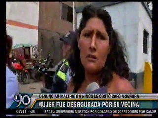Lima: Mujer fue desfigurada por su vecina luego de denunciarla