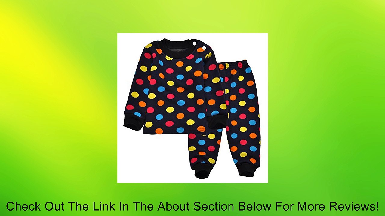 FireLionPlus Unisex Baby Warm Underwear Clothing Set Tops+Pants Blue Review