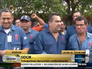 Denuncian contaminación en áreas de Sidor