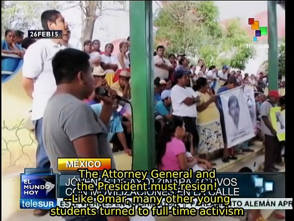 Mexico: Omar Garcia, "the 44th," of Ayotzinapa, demands justice
