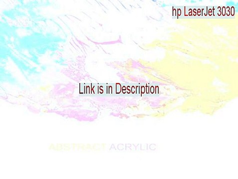 hp LaserJet 3030 Crack - Legit Download [2015]