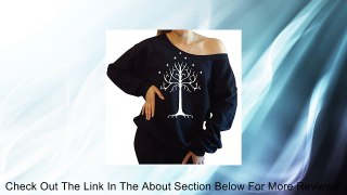 White Tree Of Gondor Slouchy Oversized Off The Shoulder Slouchy Sweatshirt Review