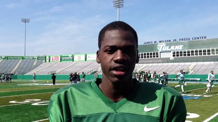 Tulane WR Teddy Veal isn't missing a rep this spring