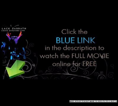 Black Sabbath Cross Purposes Live (1995)