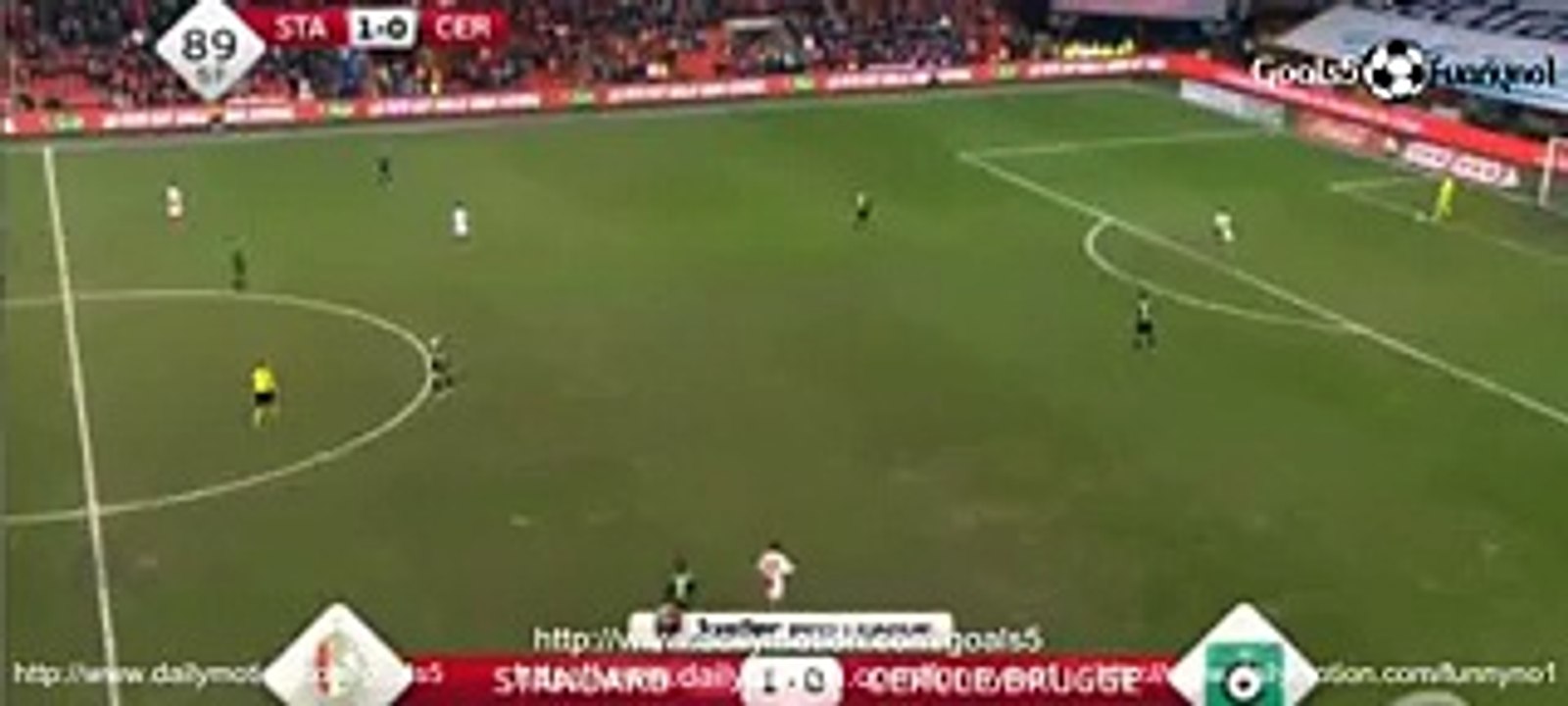 Faty R Goal Standard Liege 1 - 0 Cercle Brugge Jupiler League 27-2-2015_low