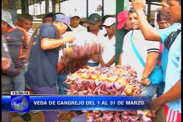 Veda del cangrejo durante todo el mes de marzo