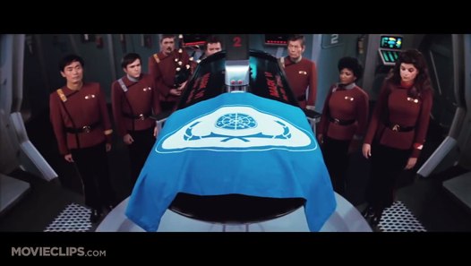 star trek 2 spock's funeral