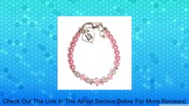 Lil Sis - Pink Sterling Silver Childrens Girls Bracelet Childrens Little Sister Heart Charm Size Medium 1-5 Years Review
