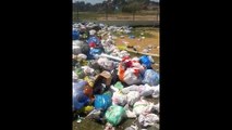 Acúmulo de lixo em condomínio de Vila Velha