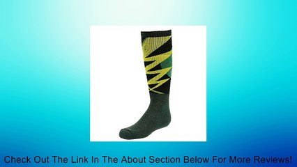 SmartWool Wintersport Lightning Bolt Sock Bottle Green Kids Review