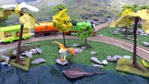 Thomas & Friends Dinosaur Egg Opening Tomy Percy Engine Trackmaster Dinosaur Toy Train