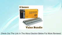 Value Pack of 6 boxes Stanley Bostitch B8 PowerCrown Premium 1/4