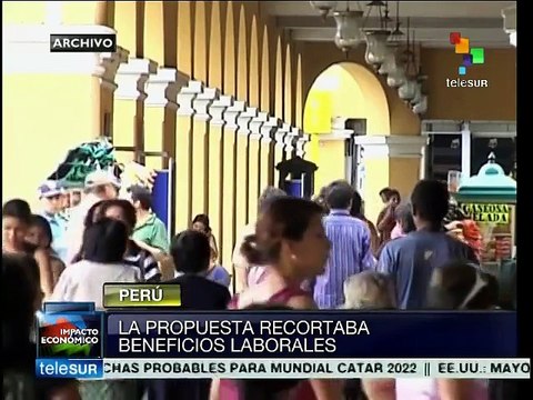 Peruvian gov't could promote new youth labor law