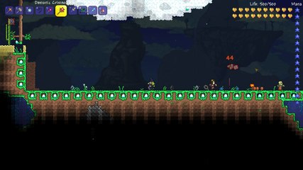 Terraria Softmode - Demonic Crimson Rod @22 DMG & 36% Crit