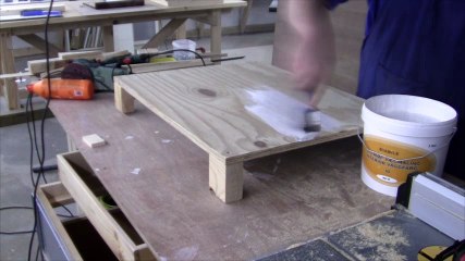 Building a storage unit for my R/C building tools.