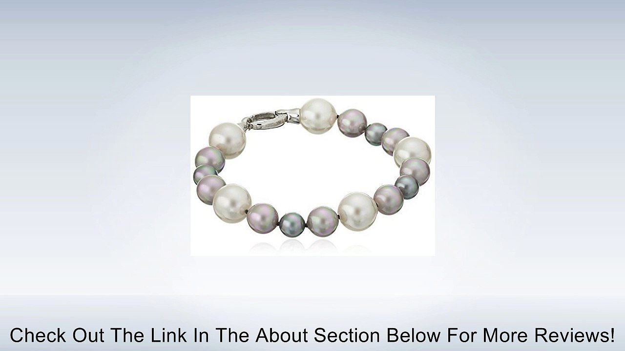 Majorica Pearl Silver Multi-Size Strand Bracelet, 8" Review