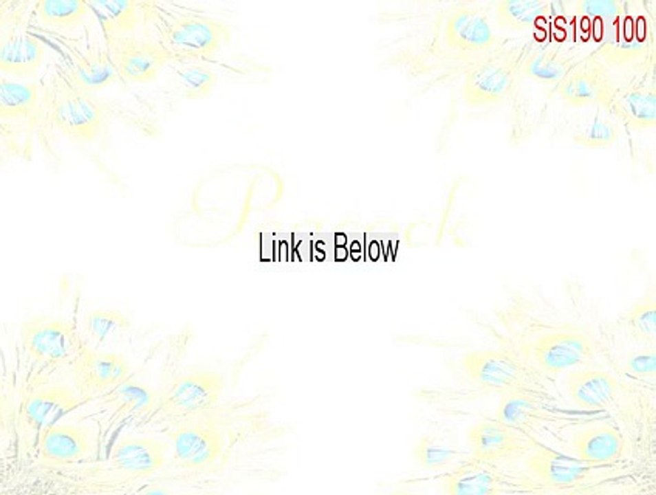 SiS190 100/10 Ethernet Device Download (sis190 100 ethernet device 2015)