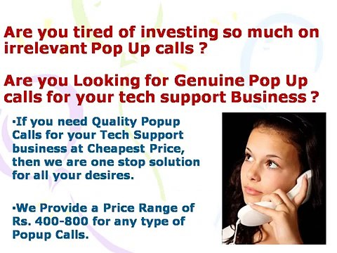 Popup Calls at Cheapest Price for Tech Support 7503020504