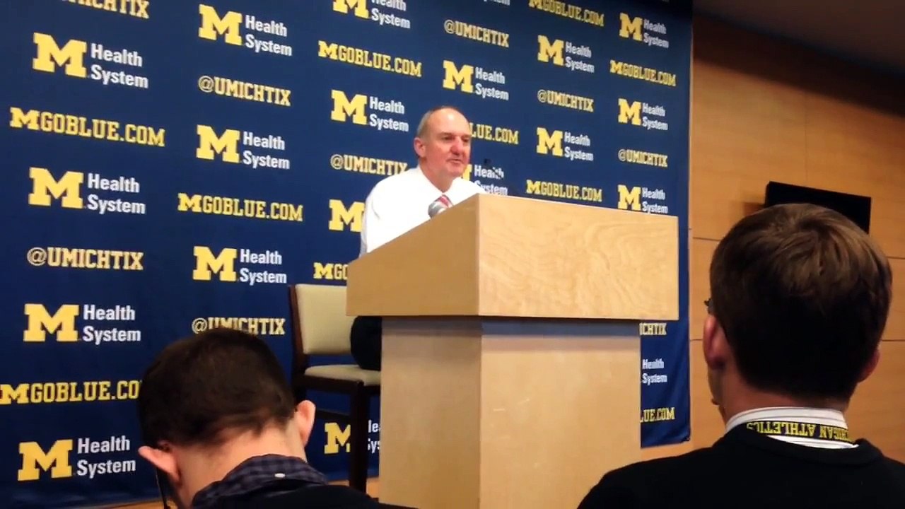 Thad Matta post Michigan