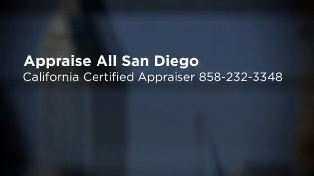Best Appraiser in San Diego - 858-232-3348
