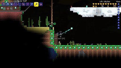 Terraria Hardmode - Spider Staff @48 Damage