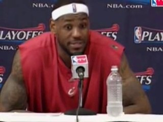 Lebron James I didn't go to college Blooper. Hilarious!