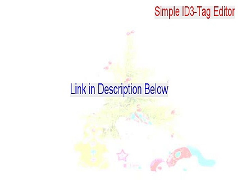 Simple ID3-Tag Editor Serial (Instant Download)