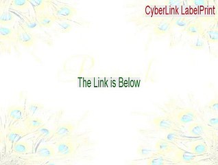 CyberLink LabelPrint Download [Download Here]
