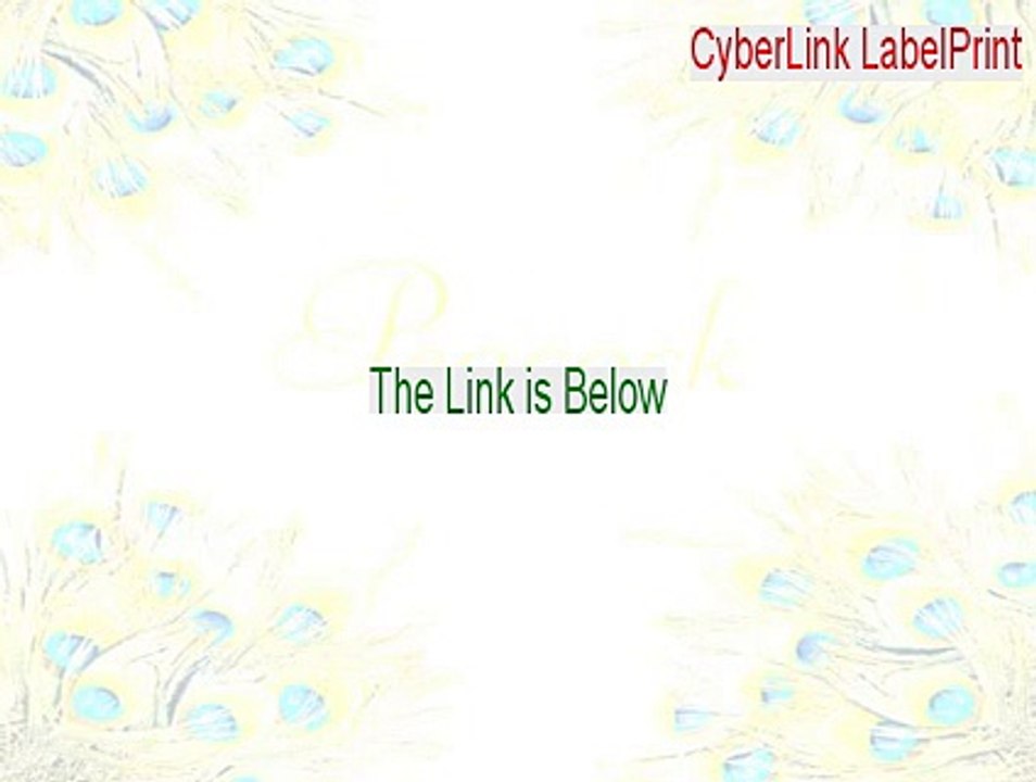 CyberLink LabelPrint Download [Download Here]