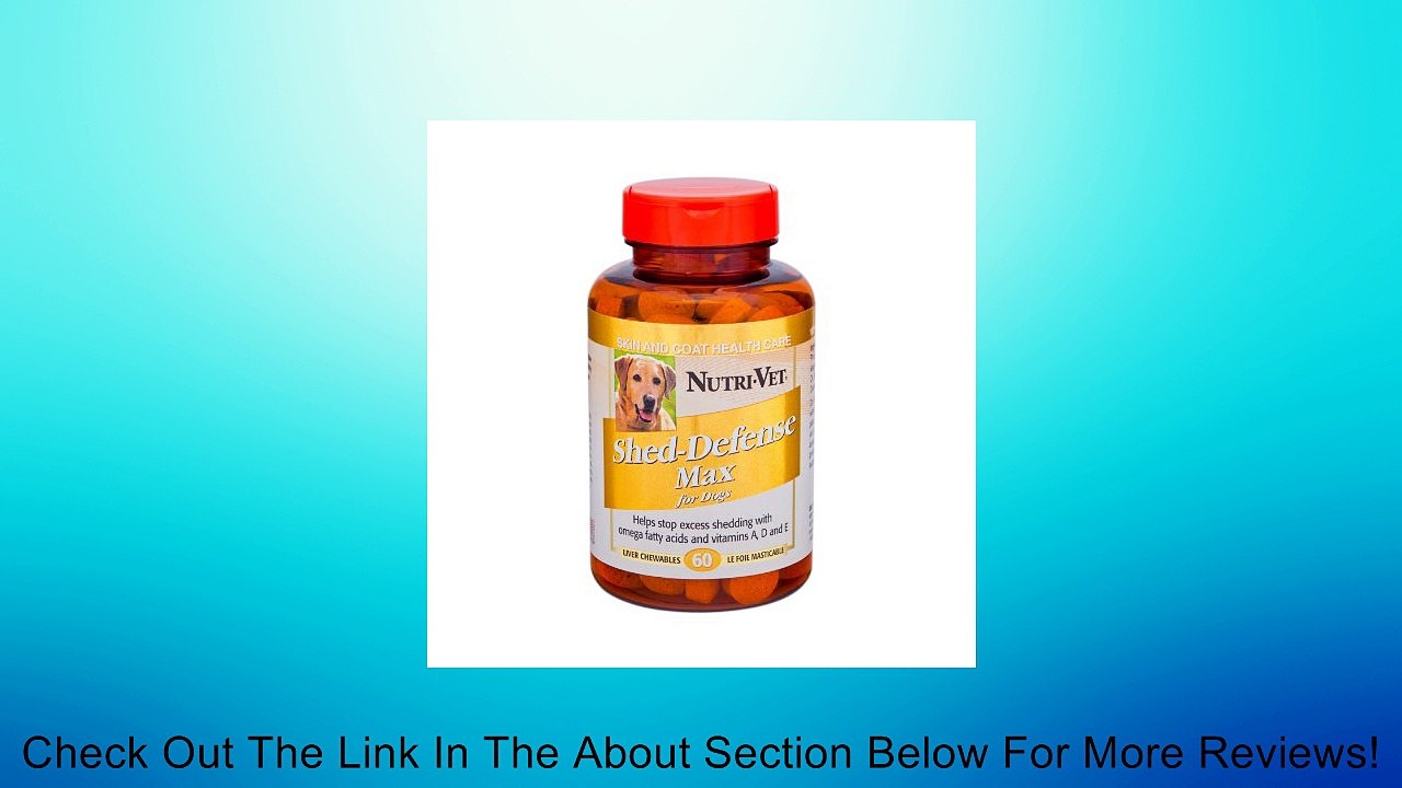 Nutri-Vet Shed-B-Gone - 60 ea Review