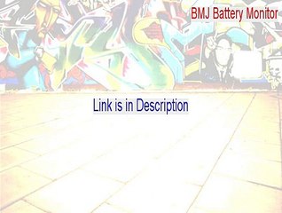 BMJ Battery Monitor Download Free - Download Now (2015)
