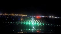 Night visual approach west Palm Beach - Citation V jet