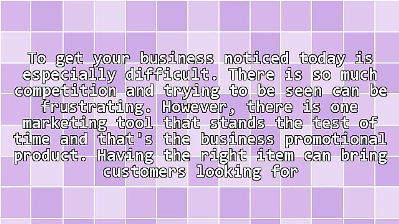 The Right Business Promotional Product Can Make Your Company