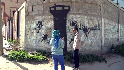 Gaza- Banksy artwork for a new documentary - BBC News