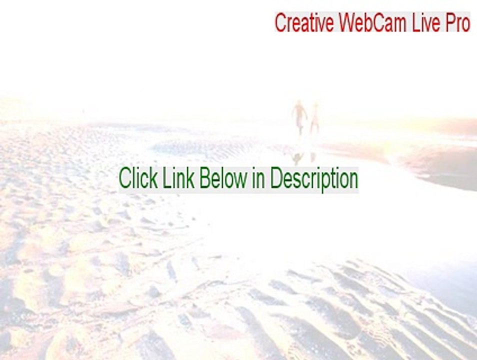 Creative WebCam Live Pro Full Download (Legit Download 2015)