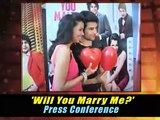 Mugdha & Rajeev khandelwal At Promotion Of Will You Merry Me video by hanama digital media