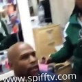 Floyd Mayweather Argues With A Jamaican Woman In Brixton, London (She Doesn't Know Who He Is)