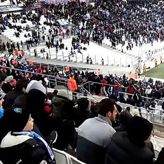 Marseille -  Caen: Les supporters quittent le stade après le 3ème but de Caen !