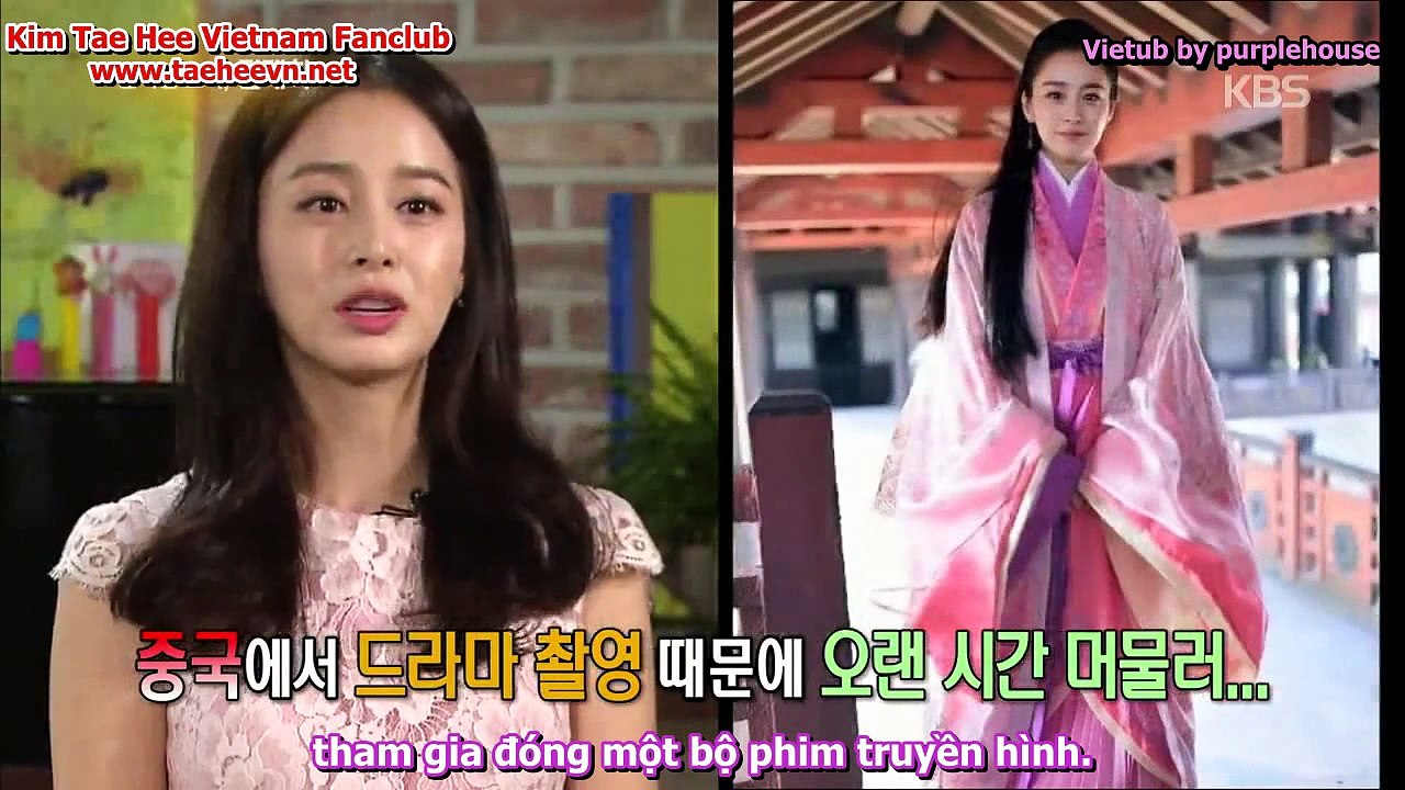 [Vietsub] Kim Tae Hee on Entertainment Weekly - Korean Talk Show 01.11.2014 cut