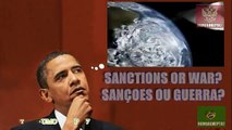 U.S. Vs Russia - Obama, The Thinker- Sanctions or War - Sanções ou Guerra contra a Rússia