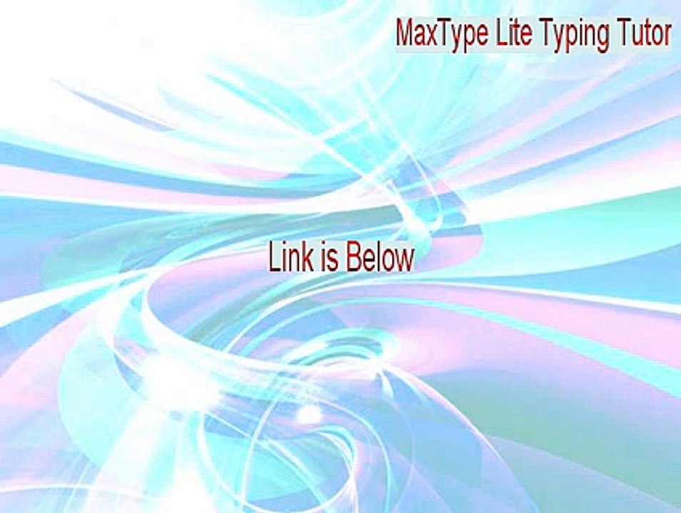MaxType Lite Typing Tutor Serial (Download Now 2015)