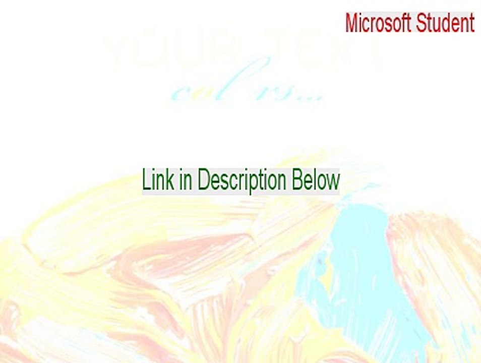Microsoft Student Crack - Instant Download (2015)