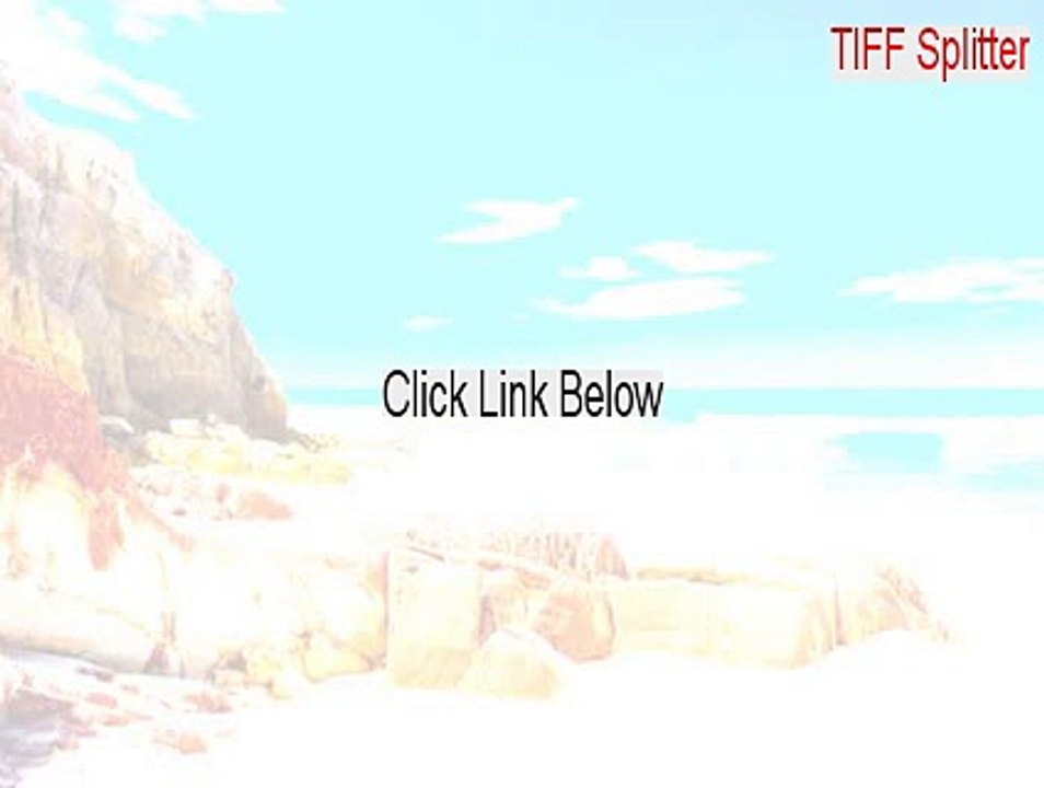 TIFF Splitter Full Download (Free Download 2015)