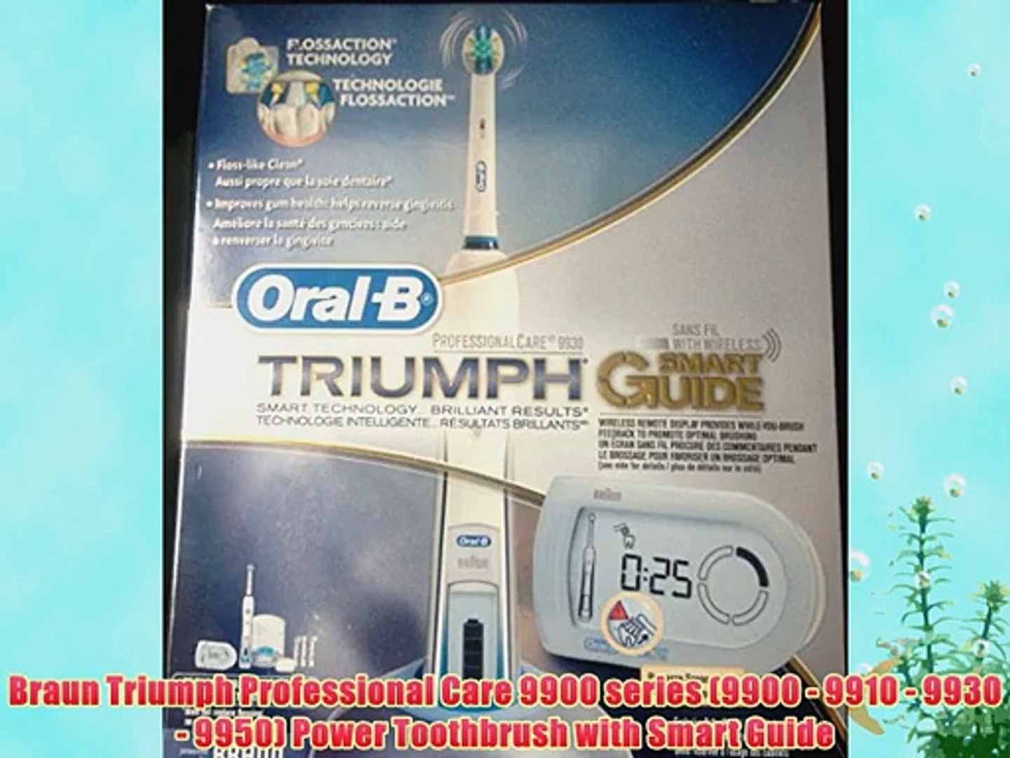 Braun Triumph Professional Care 9900 series (9900 - 9910 - 9930 - 9950)  Power Toothbrush with - video Dailymotion