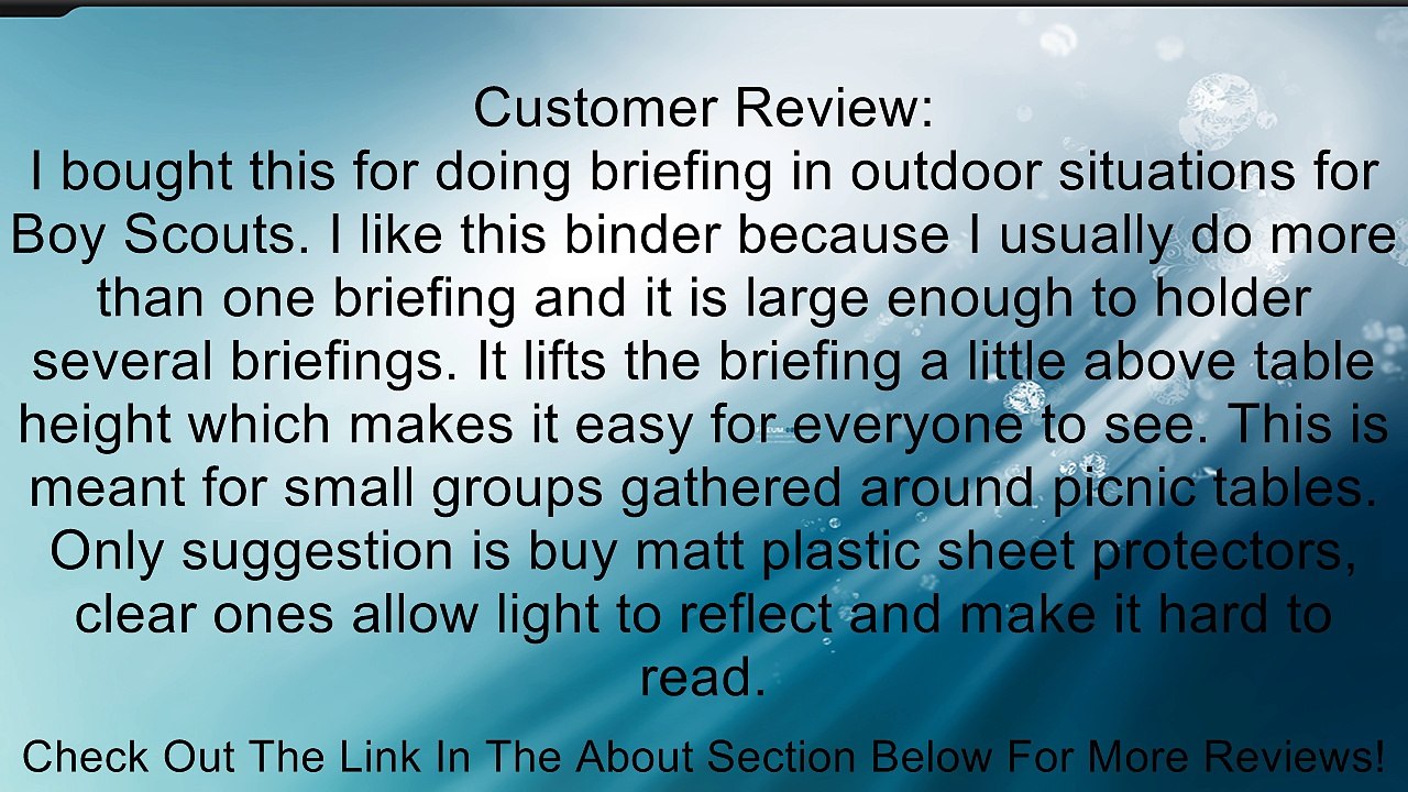 Lion Insta-Cover Ring Binder Easel, 3/4 Inches Ring, 1 Binder Easel (40008) Review