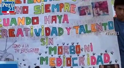 #TVbasura: Así fue la marcha contra la televisión basura [Fotos]