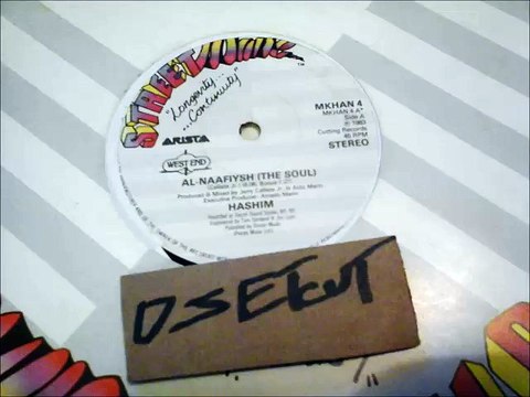 HASHIM -AL-NAAFIYSH(THE SOUL)(RIP ETCUT)STREETWAVE ARISTA REC 83