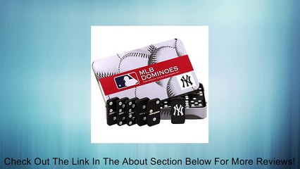 MLB New York Yankees Domino Set in Metal Gift Tin Review