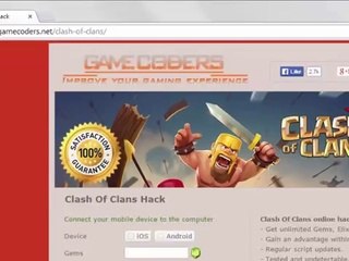 Clash of Clans générateur en ligne illimite Gemmes