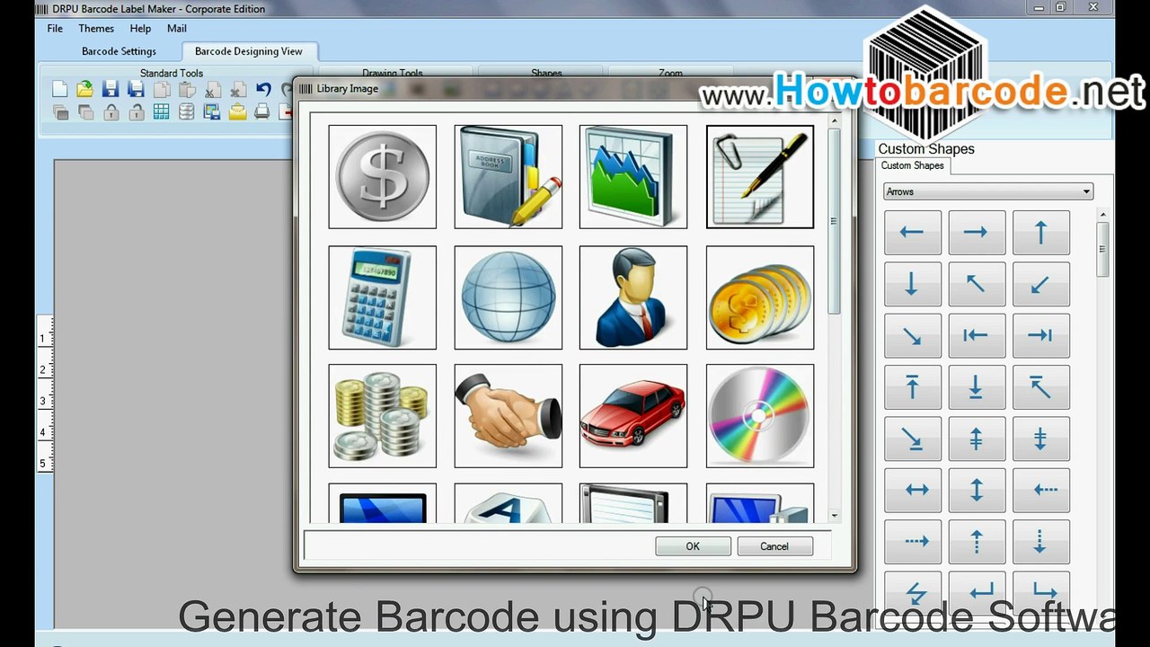 Databar code 128 SET B using to design labels